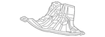 Genuine Mercedes-benz Radiator Support Splash Shield 213-520-11-00-64. Fixed Price $62.40.