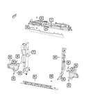 Genuine Mopar Air Inlet Baffle Right 68184968AA. Fixed Price $38.16.