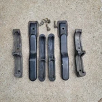 Volvo 740 940 Turbo 2 3/4" Intercooler & Radiator Mounting Brackets Rare 744 745. Fixed Price $100.00.