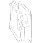 Genuine Audi Duct 4M8-145-334-H. Fixed Price $61.64.