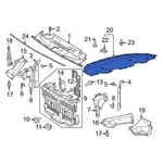 Ford Mustang 2024-2025 PR3Z8310Q Front Radiator Support Splash Shield. Fixed Price $259.99.