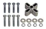 Derale Engine Cooling Fan Spacer Kit 31510; Clear Anodized Aluminum 1.000 In.. Fixed Price $42.10.