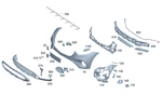 Genuine Mercedes-benz Air Duct Segment 254-885-35-01. Fixed Price $48.10.