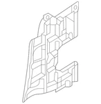 Genuine Nissan Radiator Support Air Deflector 21558-6EN0C. Fixed Price $59.08.
