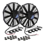 Proform 67038; Brushless Electric Fan 4200CFM Dual 12", Straight Blade, Puller. Fixed Price $359.95.
