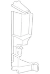 Genuine Toyota Radiator Support Baffle 16595-AK010. Fixed Price $53.61.