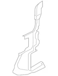 Genuine Audi Air Duct 8T0-121-284-R. Fixed Price $103.34.