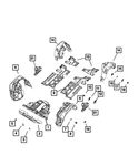 Genuine Mopar Extension Front Belly Pan 68438915AA. Fixed Price $184.44.