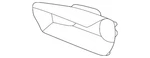Genuine Audi Radiator Support Air Duct 9J1-121-706-A. Fixed Price $44.72.