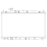 New Radiator Fits 2007-2009 Honda Crv 19010RZYA51. Fixed Price $104.96.