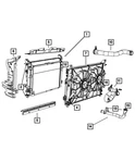 Genuine Mopar Radiator Shield Upper 4809431AB. Fixed Price $14.65.