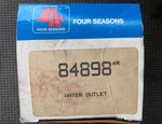 Four Seasons Eng Coolant Water Outlet - #84898 Fits Buick, Cadillac & More. Fixed Price $9.95.