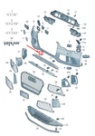 New Audi RS7 Sportback Front Bumper Pull Strap 4G8807899C 4G8-807-899-C. Fixed Price $157.50.