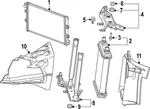 Genuine Gm Passenger Side Auxiliary Radiator Front Duct 84173320. Fixed Price $95.26.