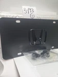 1 Front License Plate Chrome Metal Logo Stainless Steel 3D Raised Black Honda. Fixed Price $44.99.