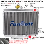 CU338 Row Aluminum Radiator Ford Mustang Mercury Cougar V8 1967-70 1969.. Fixed Price $139.00.