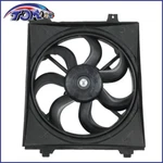 New Radiator Cooling Fan Assembly Driver Side Left For Kia RIO5. Fixed Price $40.00.