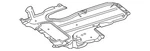 Genuine Mercedes-benz Radiator Support Splash Shield 213-524-67-00. Fixed Price $216.00.