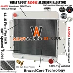 Aluminum 4 Rows Radiator Fit 1962-1967 Chevy Ii Nova Ss Inline L6 V8. Fixed Price $259.00.