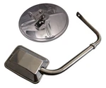 Qsc 8.5" Mirror Stainless Steel Hood Mount For Peterbilt Freightliner Kenworth. Fixed Price $47.85.