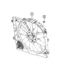 Genuine Mopar Radiator Cooling Fan Module 68272755AD. Fixed Price $500.76.