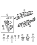 Genuine Mopar 2019-2023 Jeep Cherokee Front Belly Pan 68288227AC. Fixed Price $447.11.