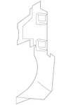 Genuine Volkswagen Air Baffle 561-121-283-A. Fixed Price $40.16.