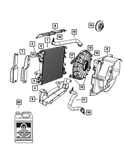 Genuine Mopar Radiator Outlet Hose 55056740AB. Fixed Price $48.92.