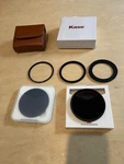 Kase Wolverine Pro Magnetic Filter Bag 82MM-ND8/3 STOP+ND64 Stop+step Up Rings. Fixed Price $100.00.
