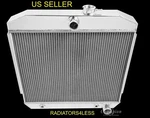 New Champion 4 Row All Aluminum Radiator 1955 1956 1957 Chevy. Fixed Price $409.00.