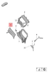 Genuine Porsche Taycan Y1A Fresh Air Intake 9J1819904A. Fixed Price $40.19.