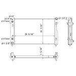 RAD2754 New Replacement Radiator Fits 2004-2006 Pontiac Gto. Fixed Price $148.00.