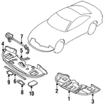 Genuine Mitsubishi Air Deflector MB935454. Fixed Price $42.38.