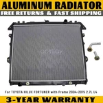 New Radiator Toyota Hilux Fortuner With Frame 2004-2015 2.7L 164000P050. Fixed Price $120.99.