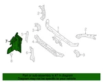 New Genuine Nissan Guide-air,front Lh 628233SH0A / 62823-3SH0A Oem. Fixed Price $48.31.