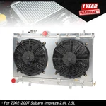 Row Aluminum Core Racing RADIATOR+12V Fan Shroud For 2002-2007 Subaru Impreza. Fixed Price $148.11.
