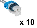 Lot Of Genuine Gm PT249 2-WAY Female White Multi-purpose Pigtail 12101857. Fixed Price $40.00.