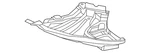 Genuine Mercedes-benz Radiator Support Splash Shield 297-520-07-00. Fixed Price $57.20.