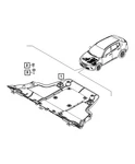 Genuine Mopar Front Belly Pan 68732753AA. Fixed Price $200.68.
