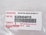 Genuine Oem Toyota 53294-04010 Driver Lh Radiator Air Deflector 2016-2020 Tacoma. Fixed Price $82.30.