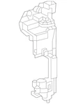 Genuine Lexus Radiator Support Air Deflector 16595-F0280. Fixed Price $75.46.