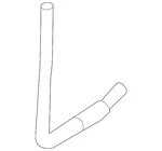 Genuine Mitsubishi Lower Hose 2922A995. Fixed Price $49.04.