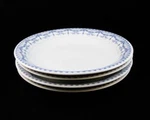 Vintage Mitterteich Dresden Blue Coupe Soup Bowls Pattern #63017 (lot Of 4). Fixed Price $43.45.