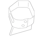 Genuine Volkswagen Insulator 3QF-121-653-A. Fixed Price $15.25.
