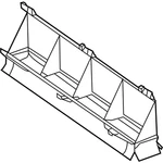 New Genuine Mercedes-benz Air Baffle 2095050930 / 209-505-09-30 Oem. Fixed Price $60.95.