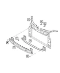 Genuine Mopar Radiator Closure Panel 68752067AA. Fixed Price $727.21.