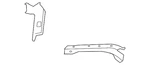 Genuine Nissan Radiator Support Panel 62513-EL030. Fixed Price $36.88.