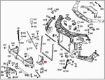 Genuine Mercedes C292 W166 X166 Air Ducting For Radiator 2925050630. Fixed Price $16.66.