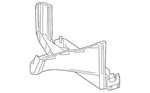 Genuine Mercedes-benz Radiator Support Air Duct 218-500-07-16. Fixed Price $127.80.