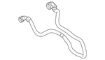 Genuine Bmw Hose Radiator 17-12-8-602-634. Fixed Price $80.99.